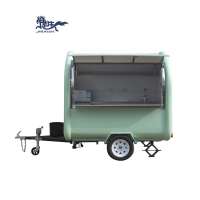 2.2 meter small mobile food truck for slush hot dog coffee ice cream fast food truck bicycle factory price China for sale