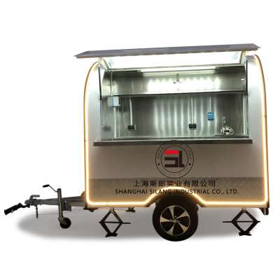 Custom made Mobile Fast Food Trailer/Coffee Cart Trailers For Sale